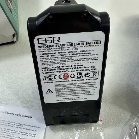 EGR High Capacity 6500mAh V10/SV12 Battery Replacement - Picture 6 of 8